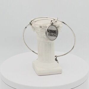 ALEX & ANI 'Young & Strong' Charm Bracelet Rafaelian Silver Finish Made In USA!!